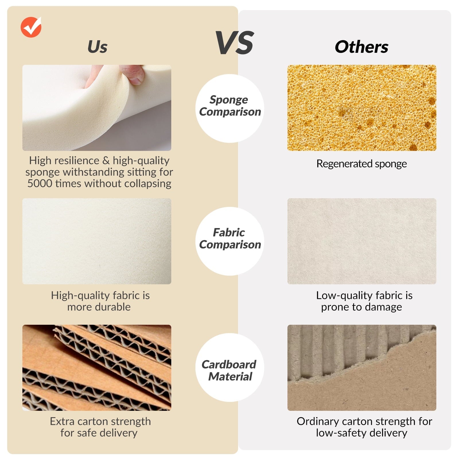 14 Karat Home Velvet Armless Accent Chair Upholstered Button Wooden Legs Bedroom Adult White