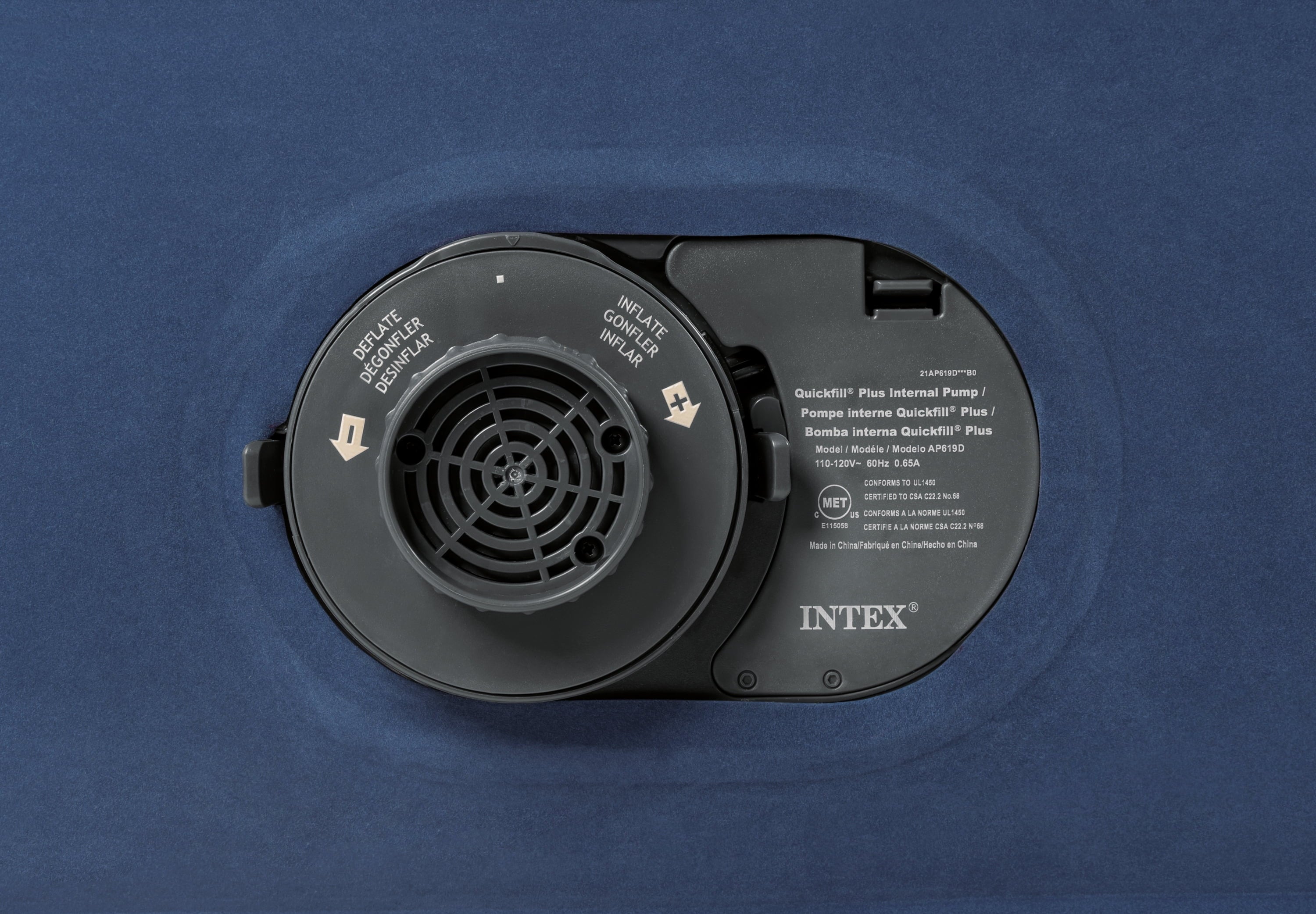 Dura-Beam Deluxe Ultra Plush Headboard with Built-in Pump (18