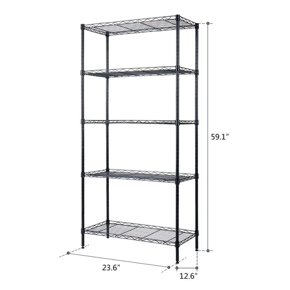 Ktaxon Adjustable Storage Shelves for Bathroom Kitchen Garage,200 Pounds Per Shelf