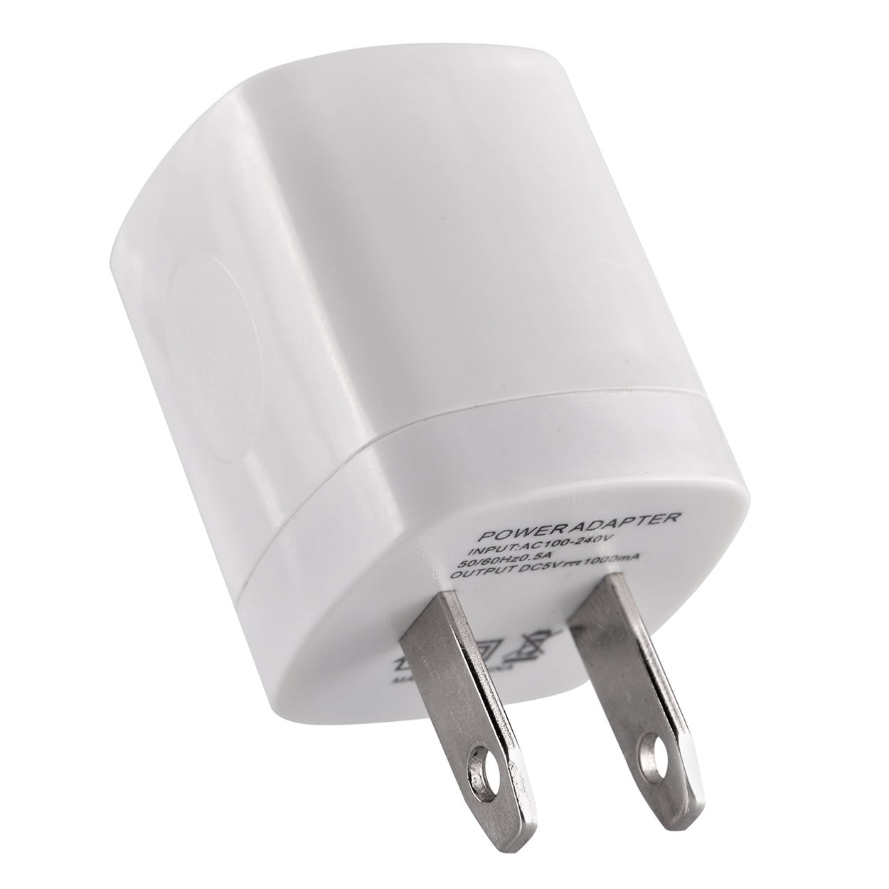 USB Wall Charger Adapter 1A/5V 5-Pack Travel USB Plug Charging Block Brick Charger Power Adapter Cube Compatible with iPhone XS/XS Max/X/8/7/6 Plus, Galaxy S9/S8/S8 Plus, Moto, Kindle, LG, HTC, Google