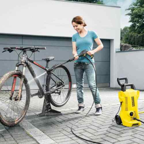 Karcher Pressure Washer 1.45 Gpm+ Adjustable Pressure/Wand+<wbr/>Kink Free Hose+Handle