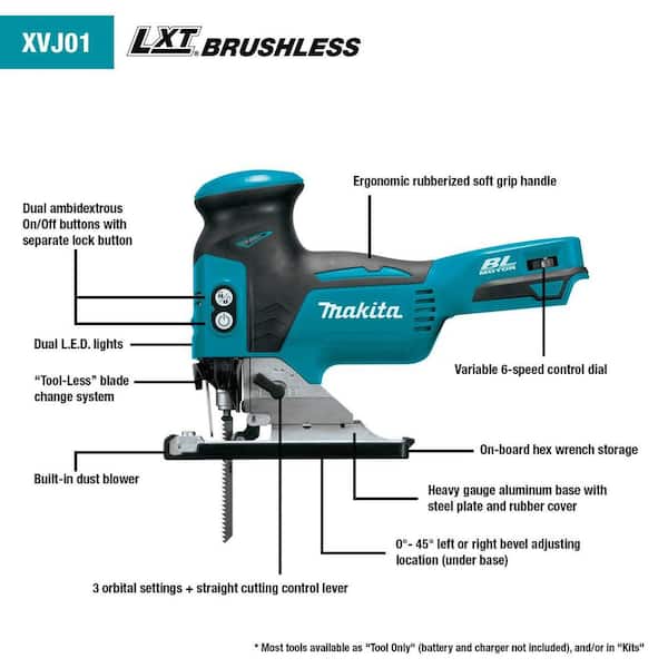 18V LXT Lithium-Ion Brushless Cordless Barrel Grip Jig Saw (Tool-Only)