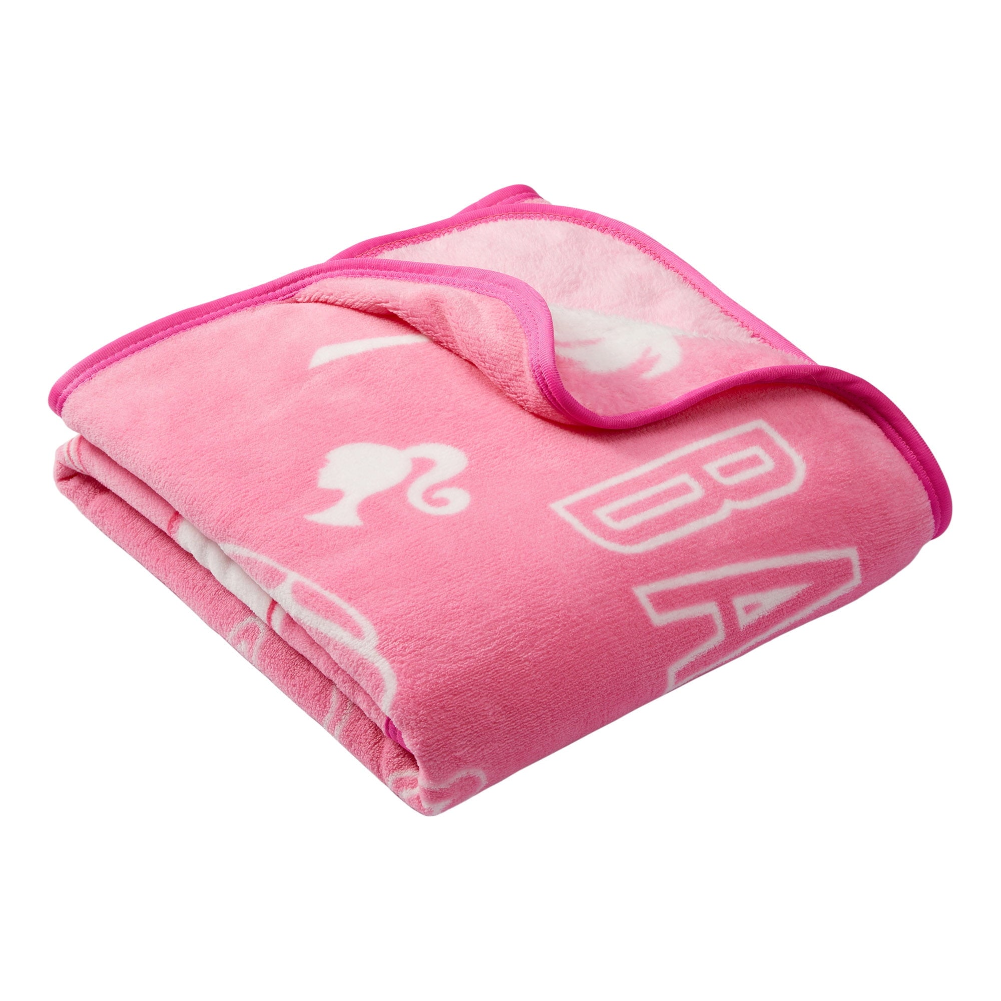 Barbie Kids Fleece Throw, 46 x60 , Pink, Mattel