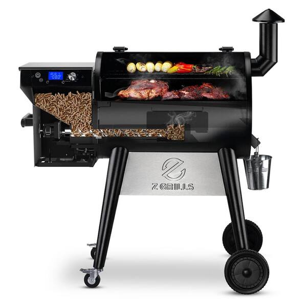 694 sq. in. Pellet Grill and Smoker in Bronze