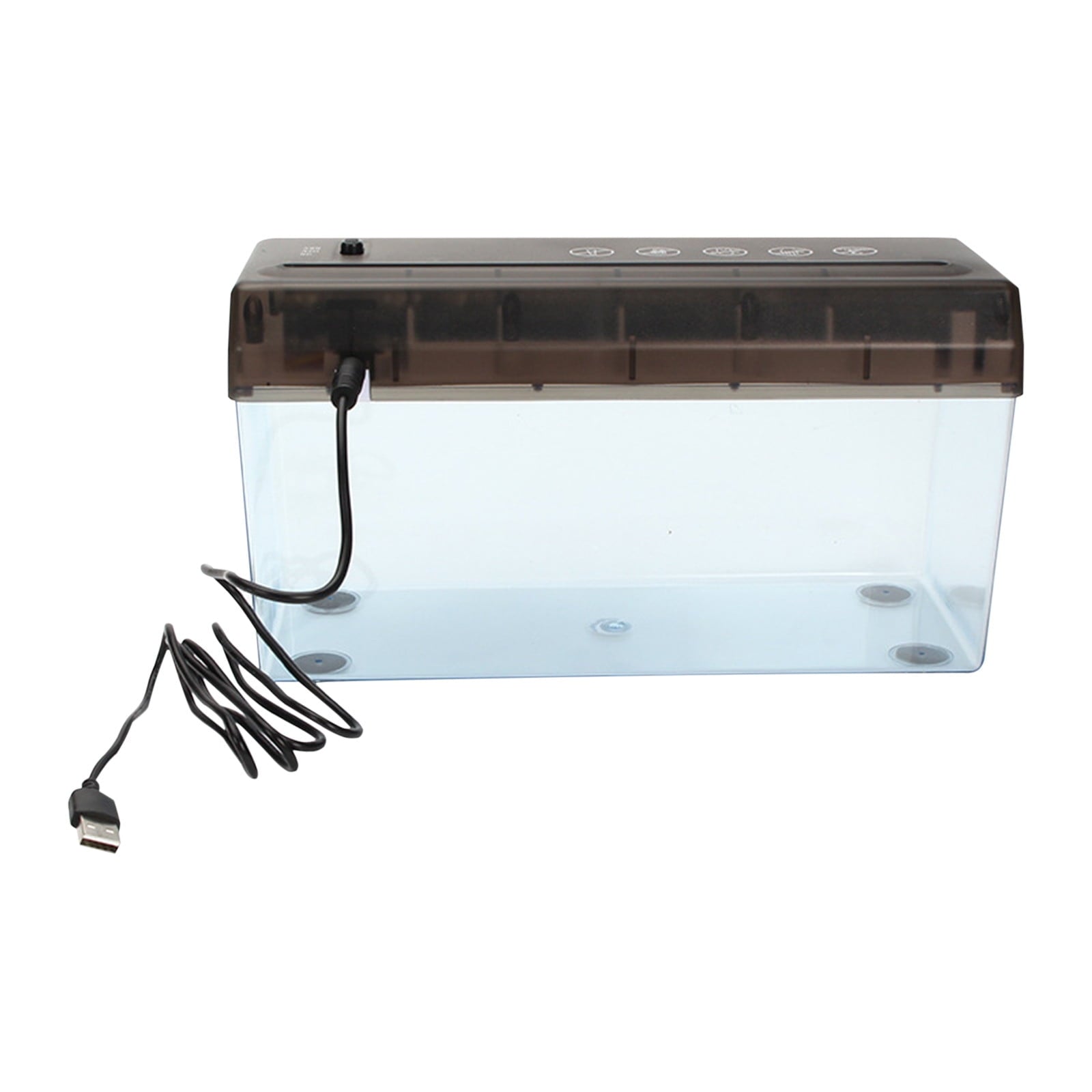 Smart Tech Clearance! Qiaocaity Mini Shredder Paper Electric USB Power Cut Cross Shredding Box Desktop Office,Paper Documents Cutting Tool Shredder