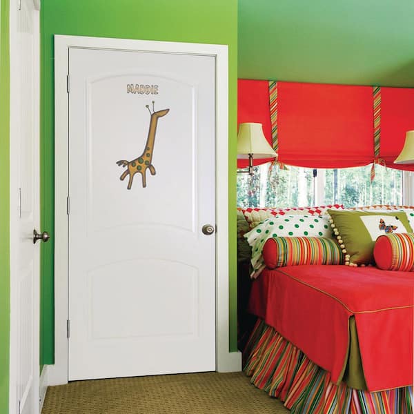 32 in. x 80 in. Primed Right-Hand C2050 2-Panel Arch Top Premium Composite Single Prehung Interior Door