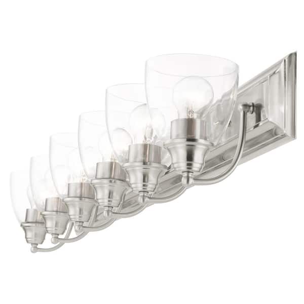 Birmingham 6 Light Brushed Nickel Vanity Sconce