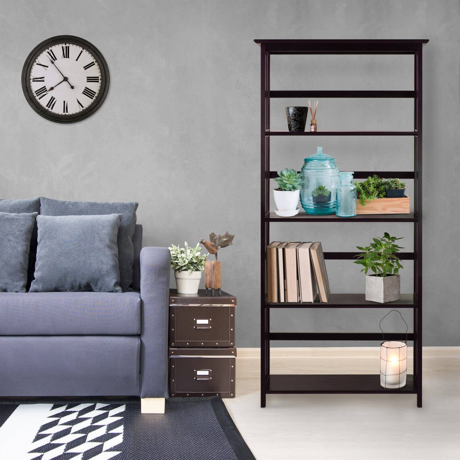 Casual Home 5-Shelf Mission Style Shelf