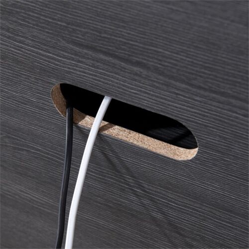 Henn&Hart 58" Charcoal Gray TV Stand