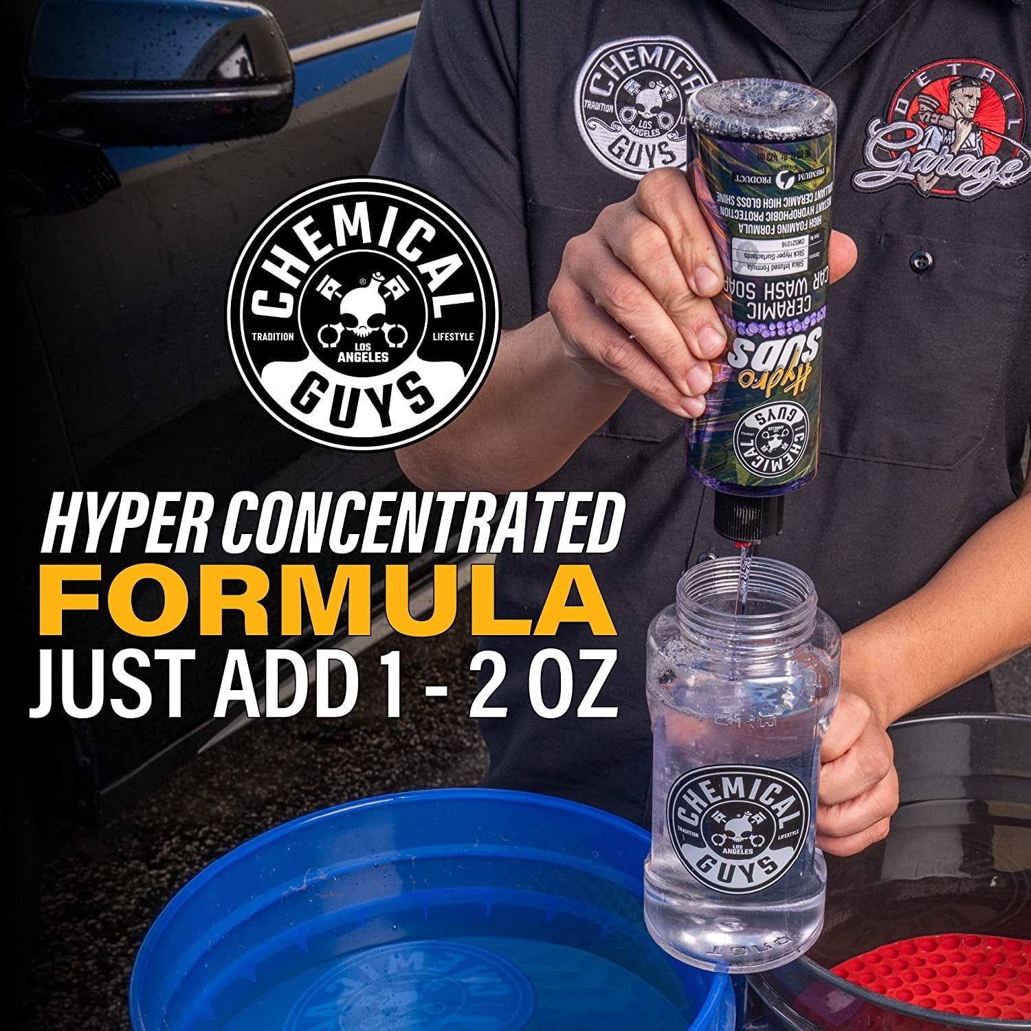 Chemical Guys Hydrosuds High-Gloss Hyper Foaming SiO2 Ceramic Car Wash Soap