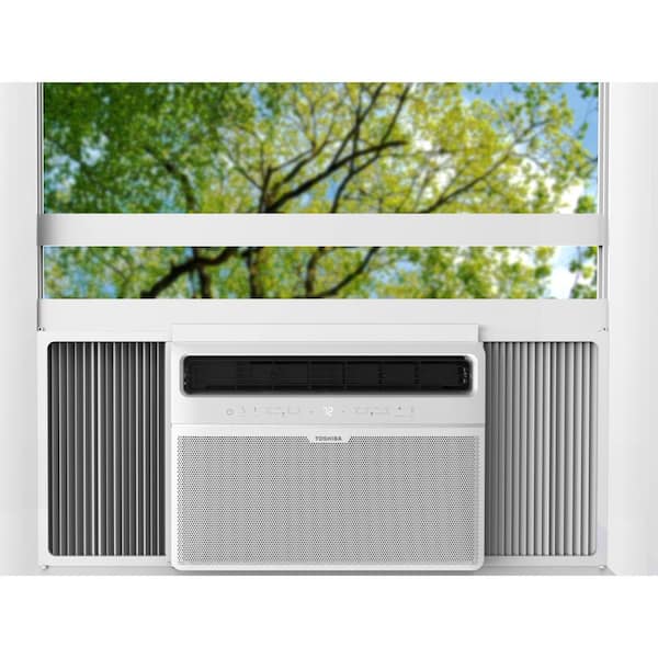 10,000 BTU 115-Volt Smart Wi-Fi Touch Control Window Air Conditioner with Remote and ENERGY STAR in White