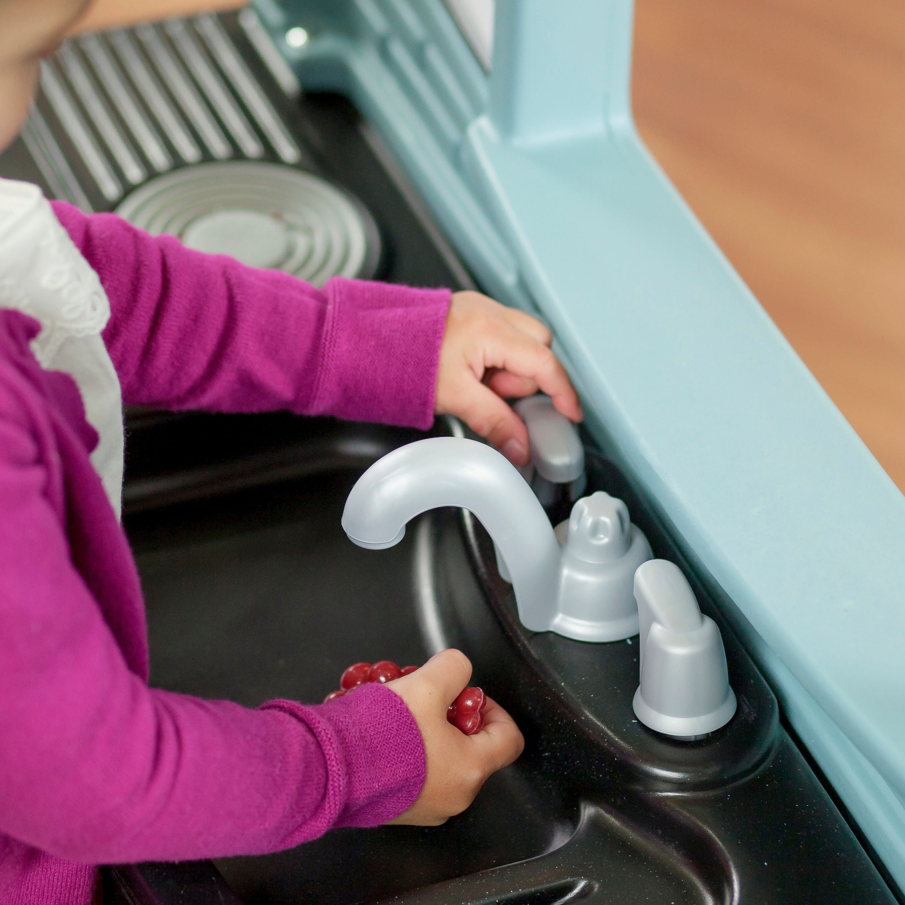 Pretend Play Kids Best Chef's Toy Cooking Kitchen Set with Accessories