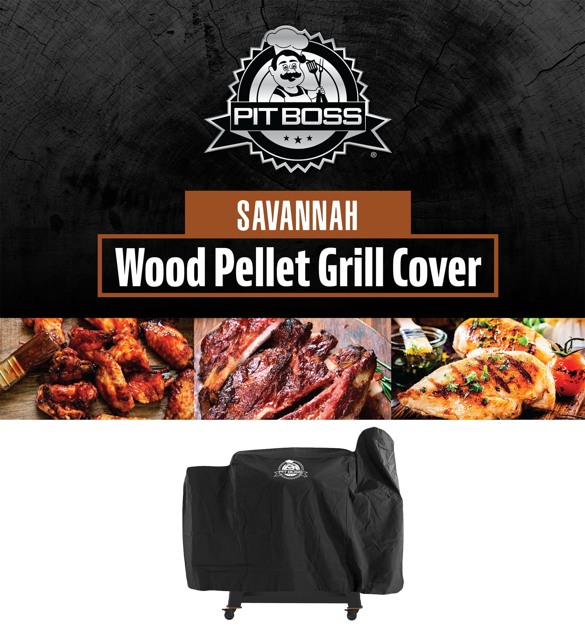 Pit Boss Onyx Edition Savannah Grill Cover