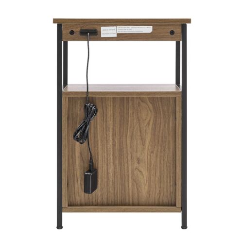 Mainstays 2-Drawers Nightstand With USB Bedroom Bedroom Black