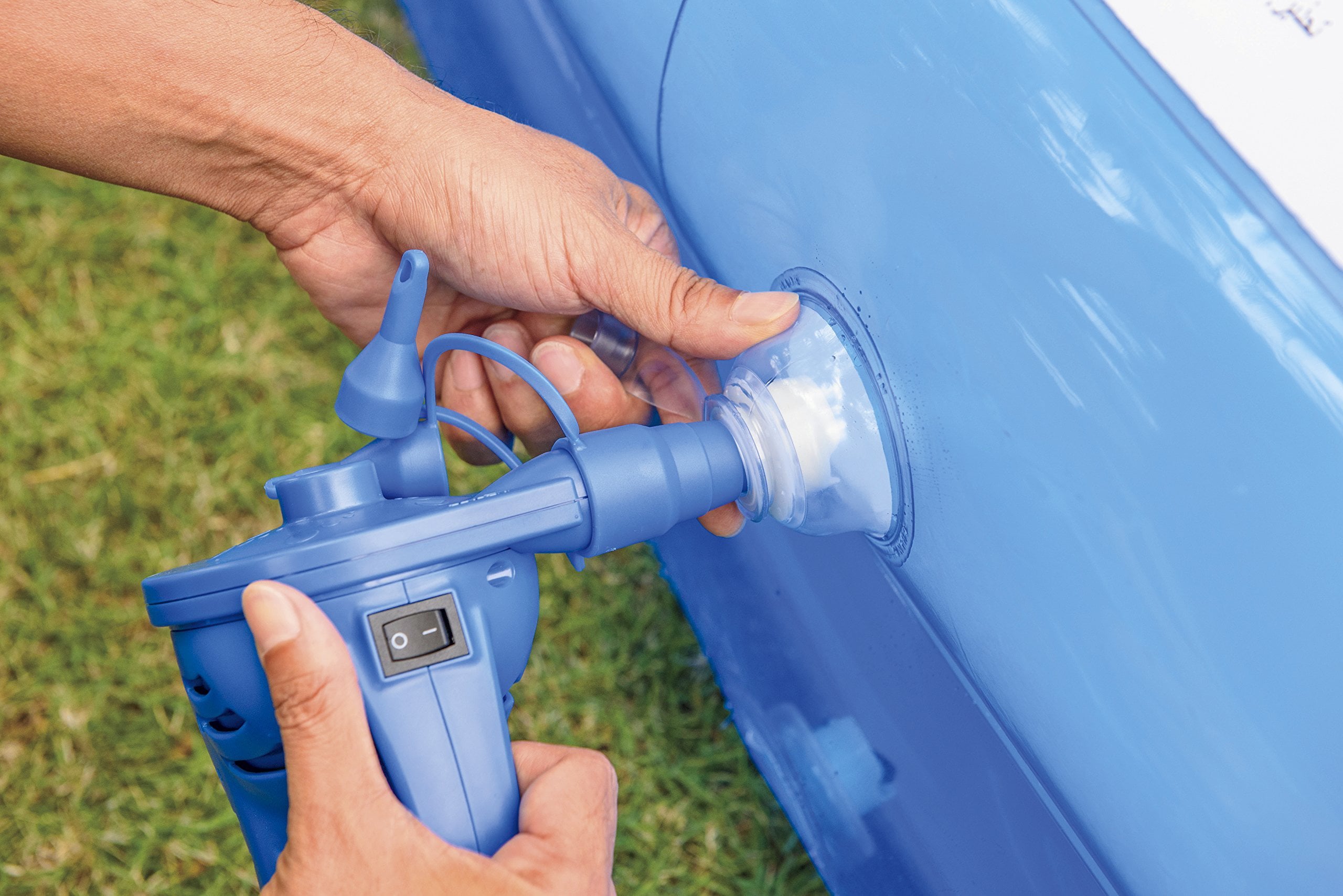 Jilong Giant Inflatable Kiddie Pool - Family and Kids Inflatable Rectangular Pool - 10 Feet Long (120 X 72 X 20)