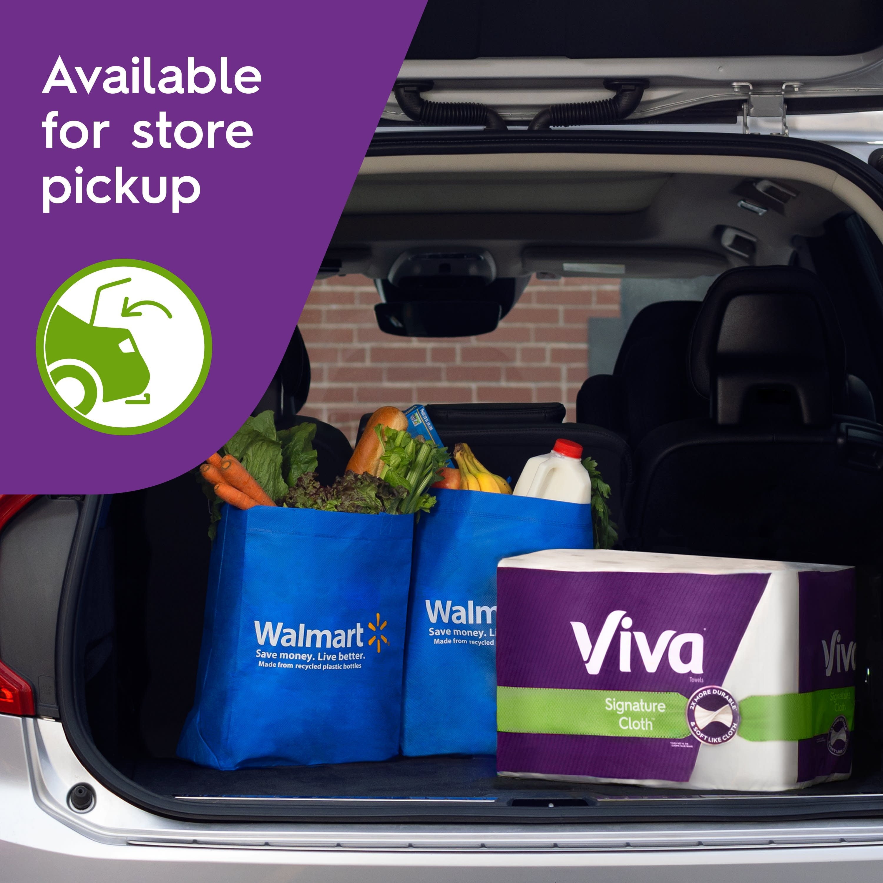 Viva Signature Cloth Paper Towels, 2 Triple Rolls (141 Sheets per Roll)