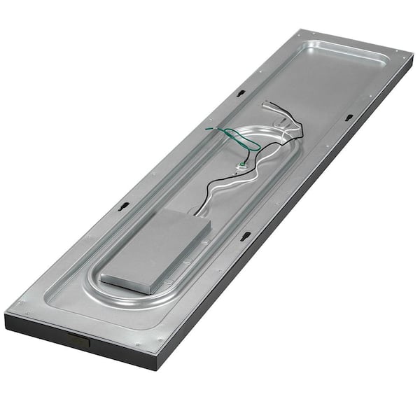 48 in. x 10 in. Oil Rubbed Bronze LED Flush Mount Light (4-Pack)