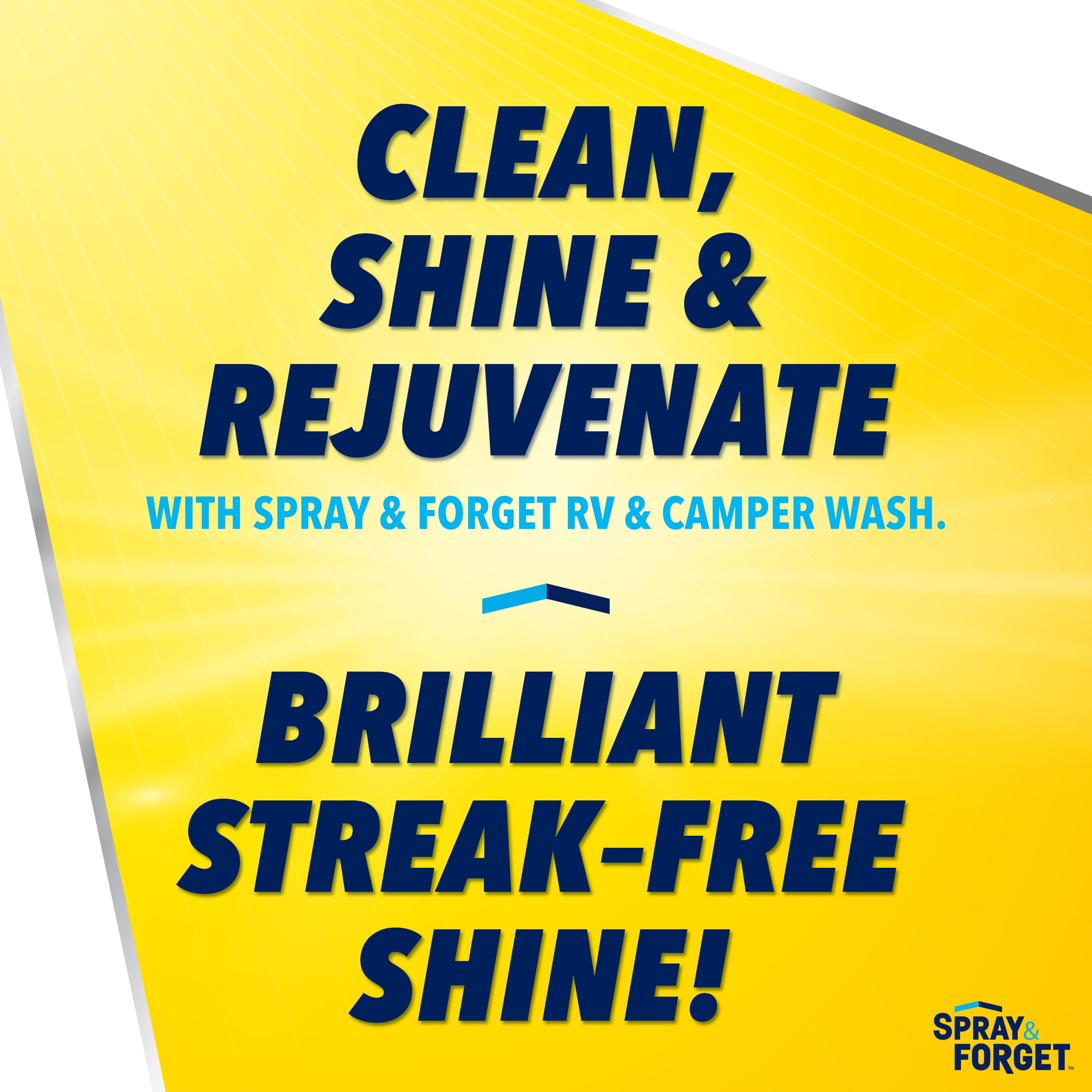 Spray & Forget RV & Camper Cleaner with Hose End Adapter - 1 Quart