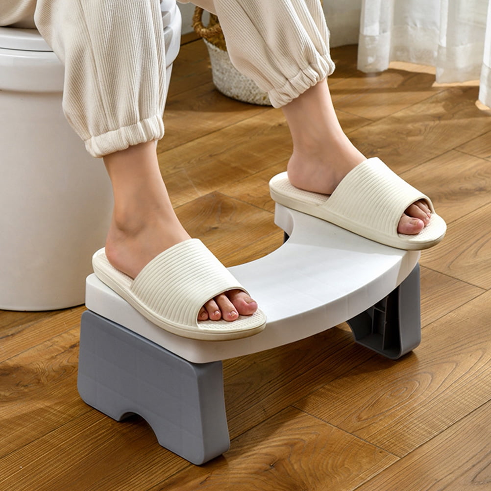Toilet Stool Foot Potty Poop Height Children Bathroom Pooper Rest Footrest Squatty Assistance Chair Splicable Foldable