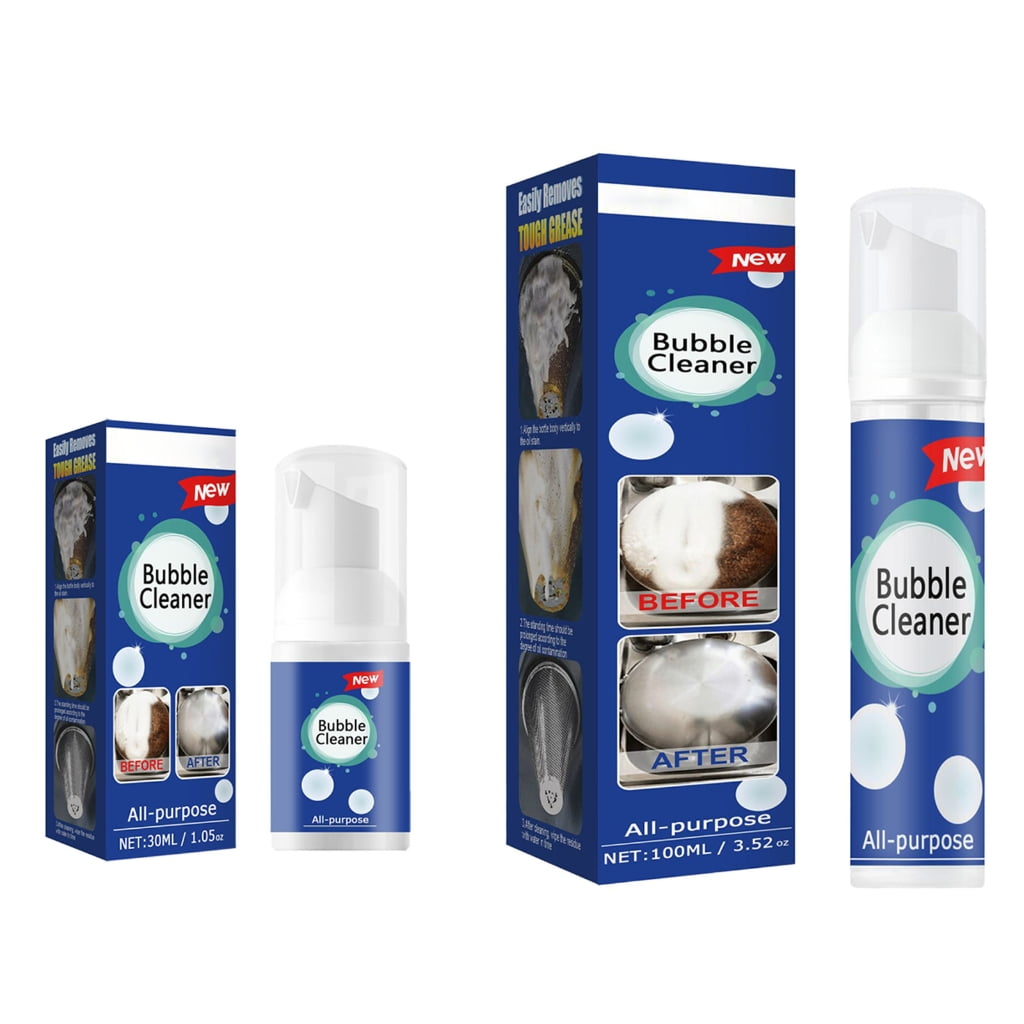 Magic Degreaser Cleaner Spray 30ml/100ml Multi-Purpose Foam Cleaner Stain Remover Kitchen Degreasing Household Cleaning