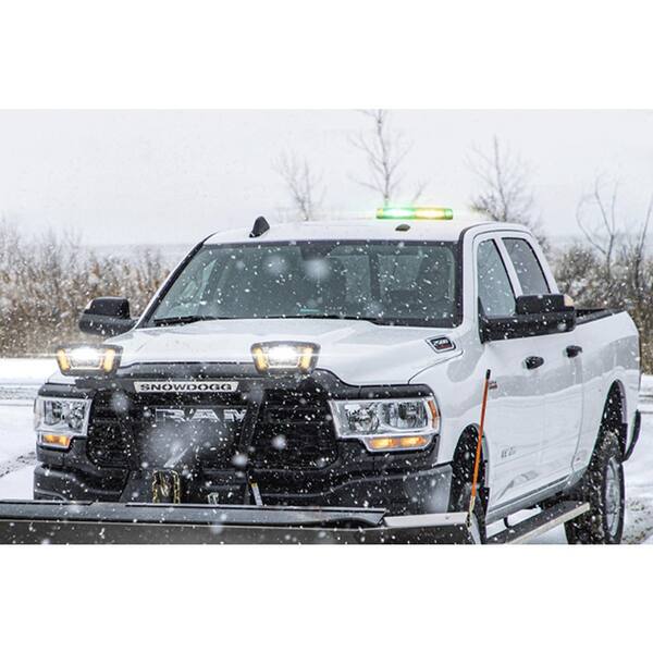LED Rectangular Amber/Green Mini Lightbar