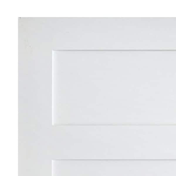 30 in. x 80 in. Primed MDF 5-Panel Door (2-Pack)