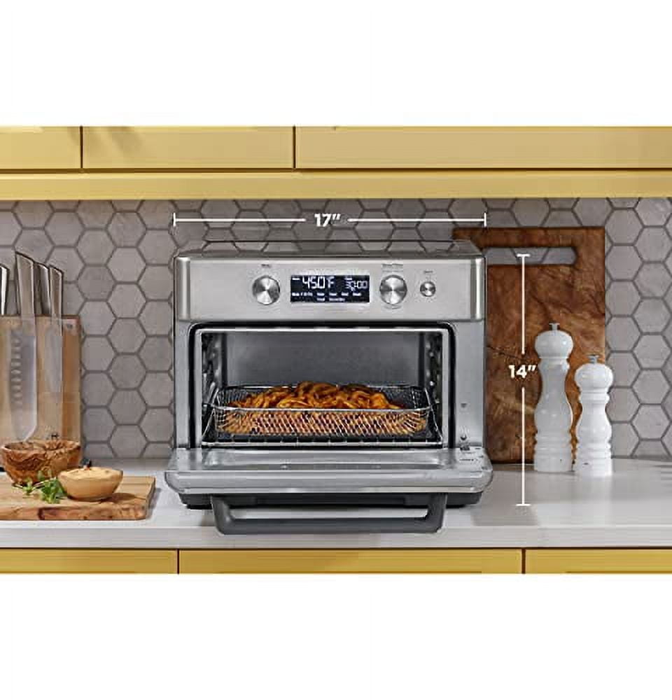 GE - Convection Toaster Oven with Air Fry - Stainless Steel