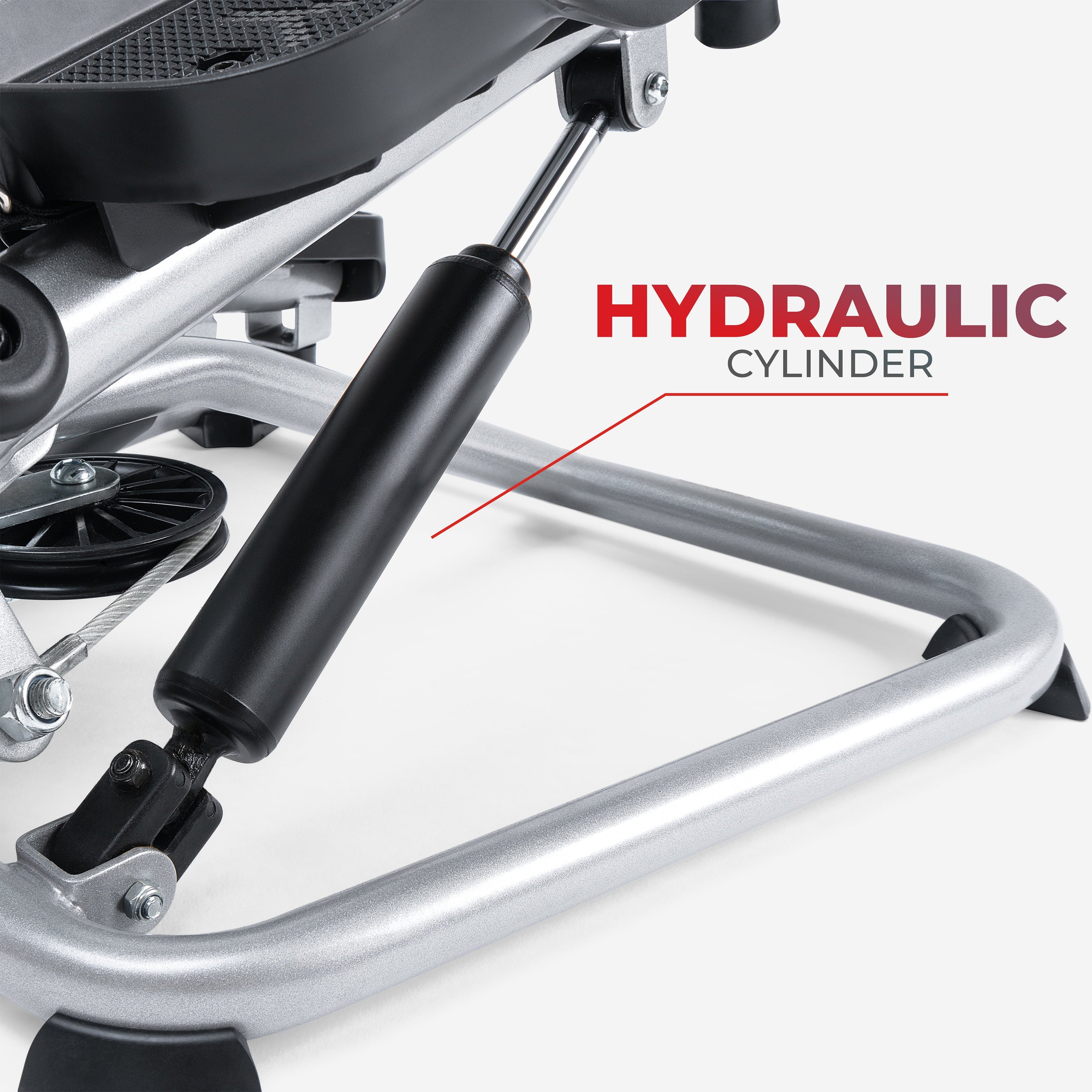 Sunny Health & Fitness Advanced Exercise Mini Stair Stepper, Twister, Climber Machine with Resistance Bands, SF-S0979