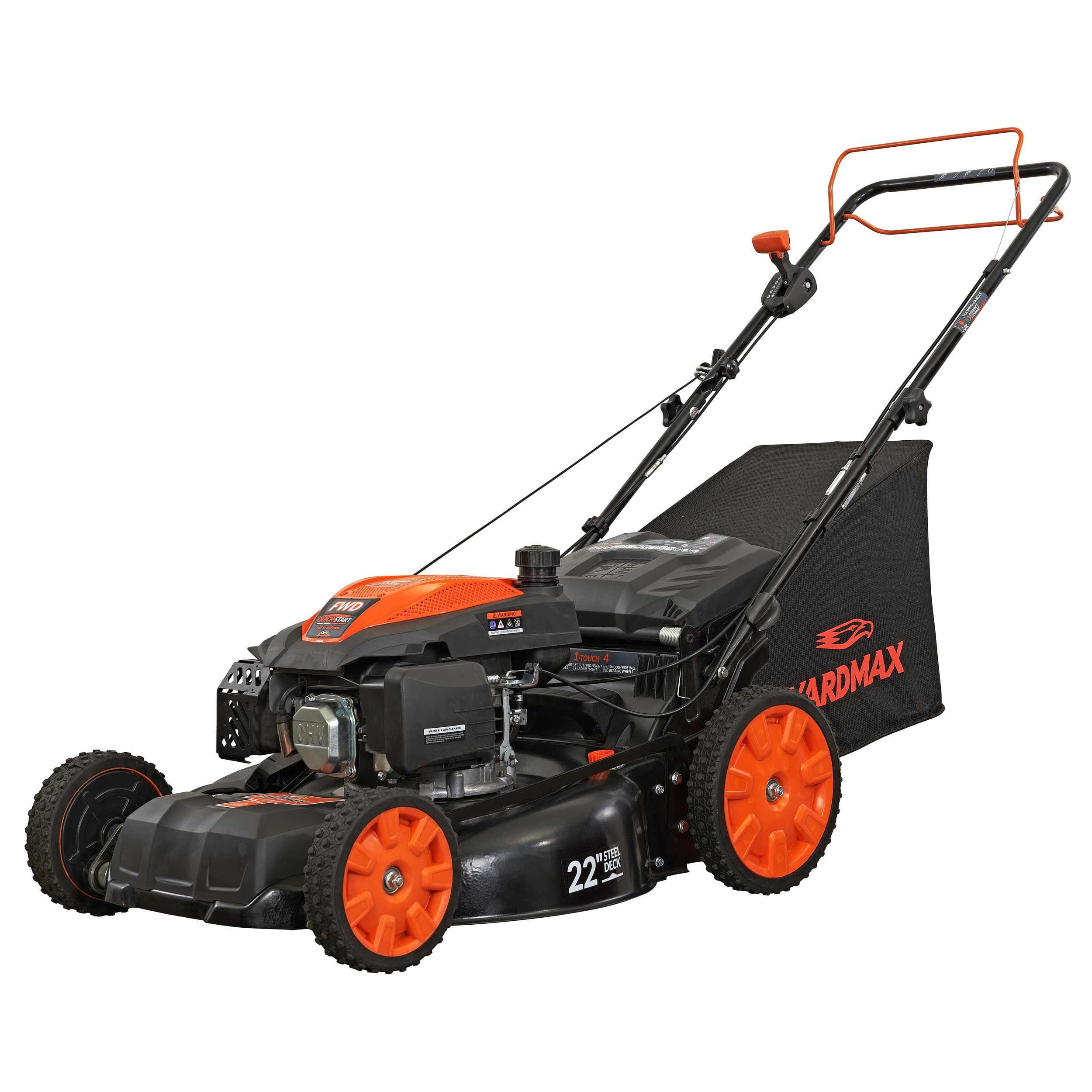 22 in. 201cc SELECT PACE 6 Speed CVT High Wheel FWD 3-in-1 Gas Walk Behind Self Propelled Lawn Mower