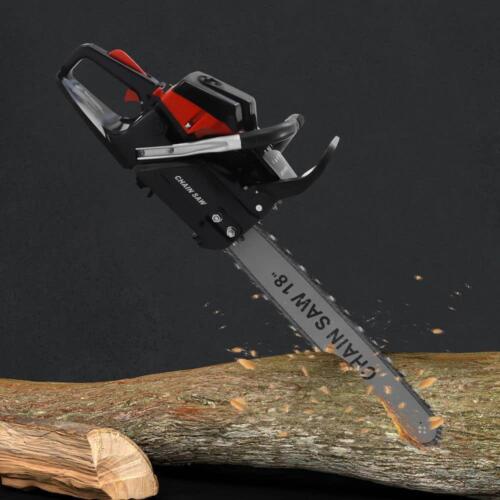 Yiyibyus Gas Chainsaw 18" 58 cc 2-Stroke Rear Handle Chainsaw Power Equipment