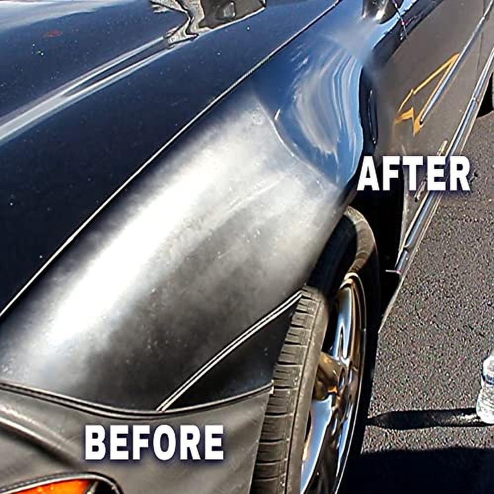 Flitz Multi-Purpose Polish and Cleaner Liquid All Metal DOES NOT HARM Plastic & Fiberglass: Great for Headlight Restoration + Rust Remover, 3.4 oz (Model: LQ 04535)