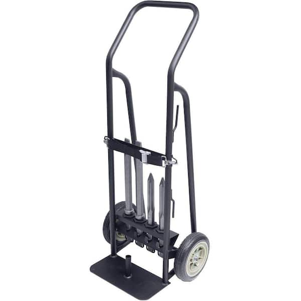 15 Amp 1-1/8 in. Hex Corded 70 lb. AVT Breaker Hammer with Anti-Vibration Technology, Cart and (4) Bits