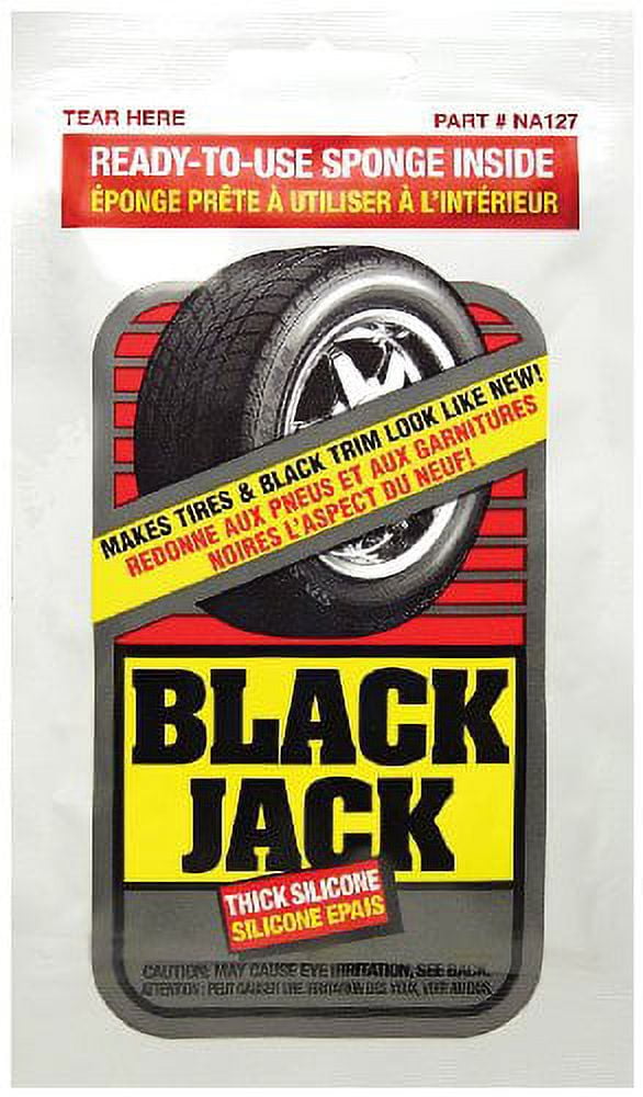 Blue Magic Black Jack Thick Silicone Tire Shine, Repels Dirt & Grime - Single PK