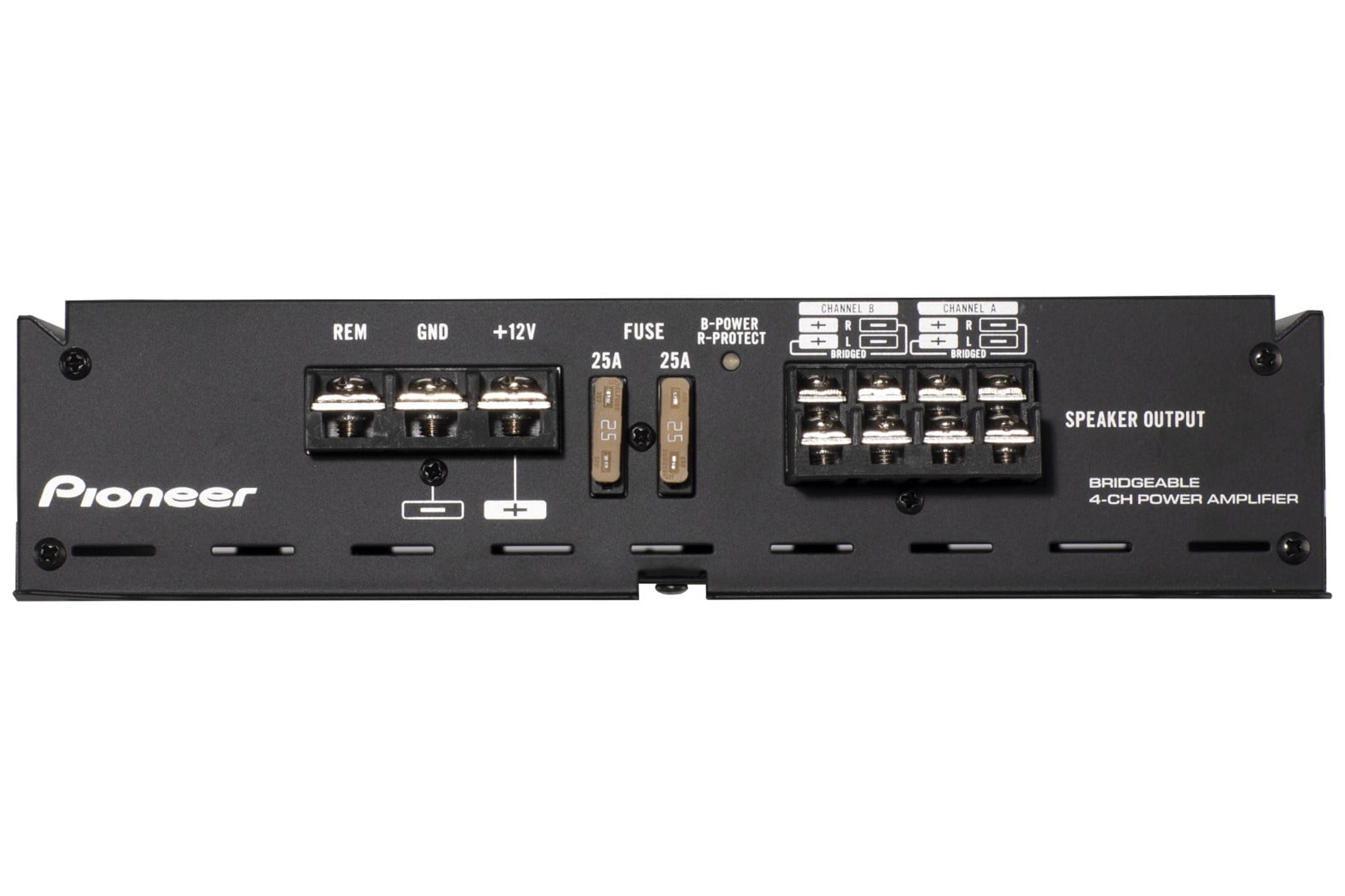 Pioneer GM-E360X4 4-Channel Bridgeable Amplifier | Class AB | 1000w Max Power Amp