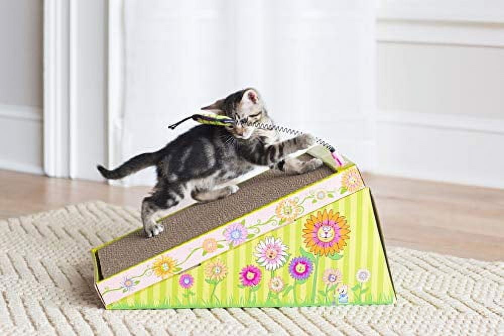 Petmate FAT CAT Big Mama's Scratch 'n Play Ramp Reversible Cardboard Toy