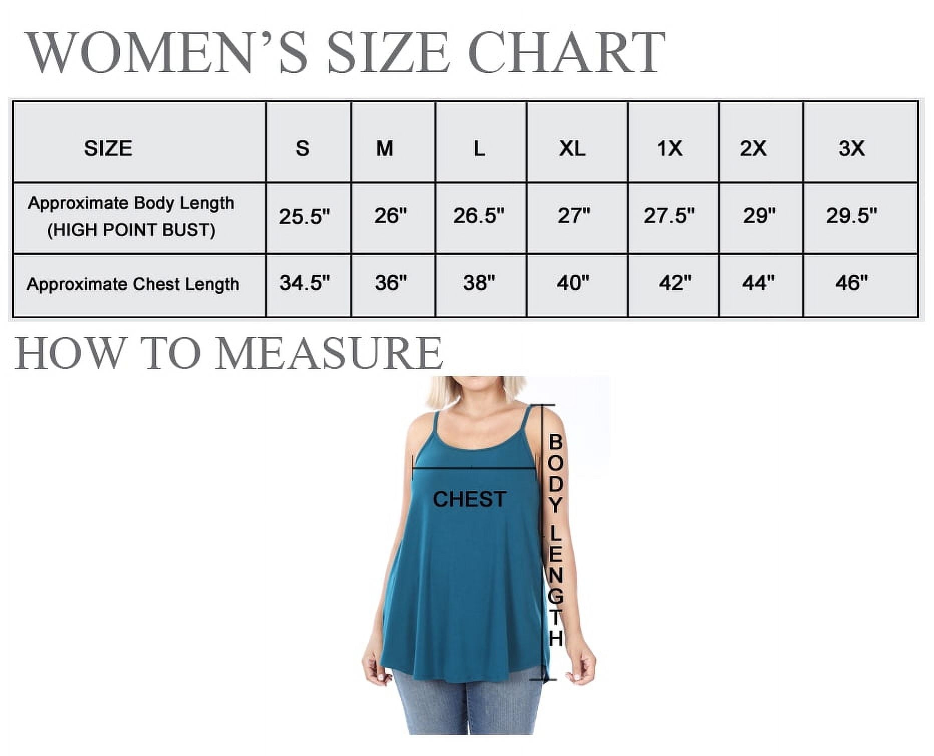 Zenana Women & Plus Front and Back Reversible Spaghetti Strap Flowy Cami Tank Tops