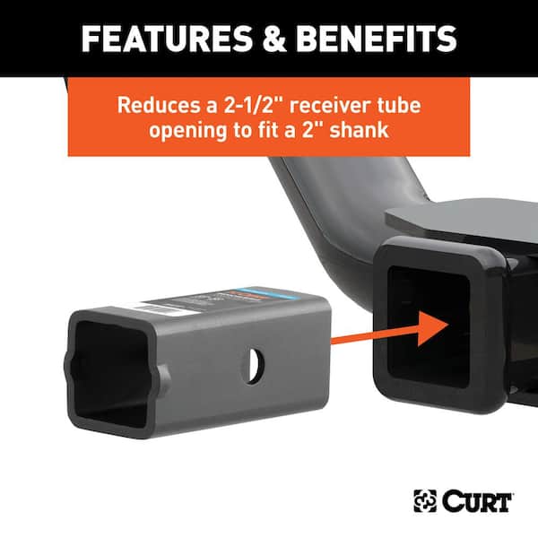 Reducer Sleeve (2-1/2 in. to 2 in. Shank), Towing Draw Bar