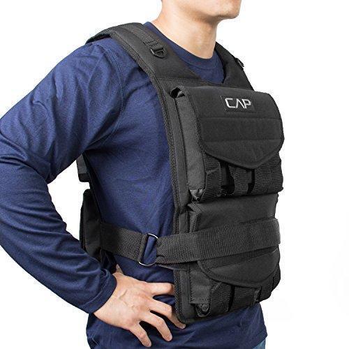 CAP Barbell Adjustable Weighted Vest, 40 Lb