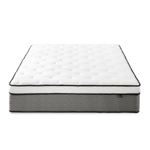 Support Plus 14 in. Extra Firm Hybrid Euro Top King Pocket Spring Mattress