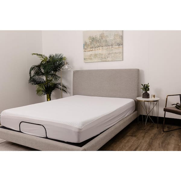 Cool Ice Cooling Silk Hypoallergenic Queen Mattress Protector