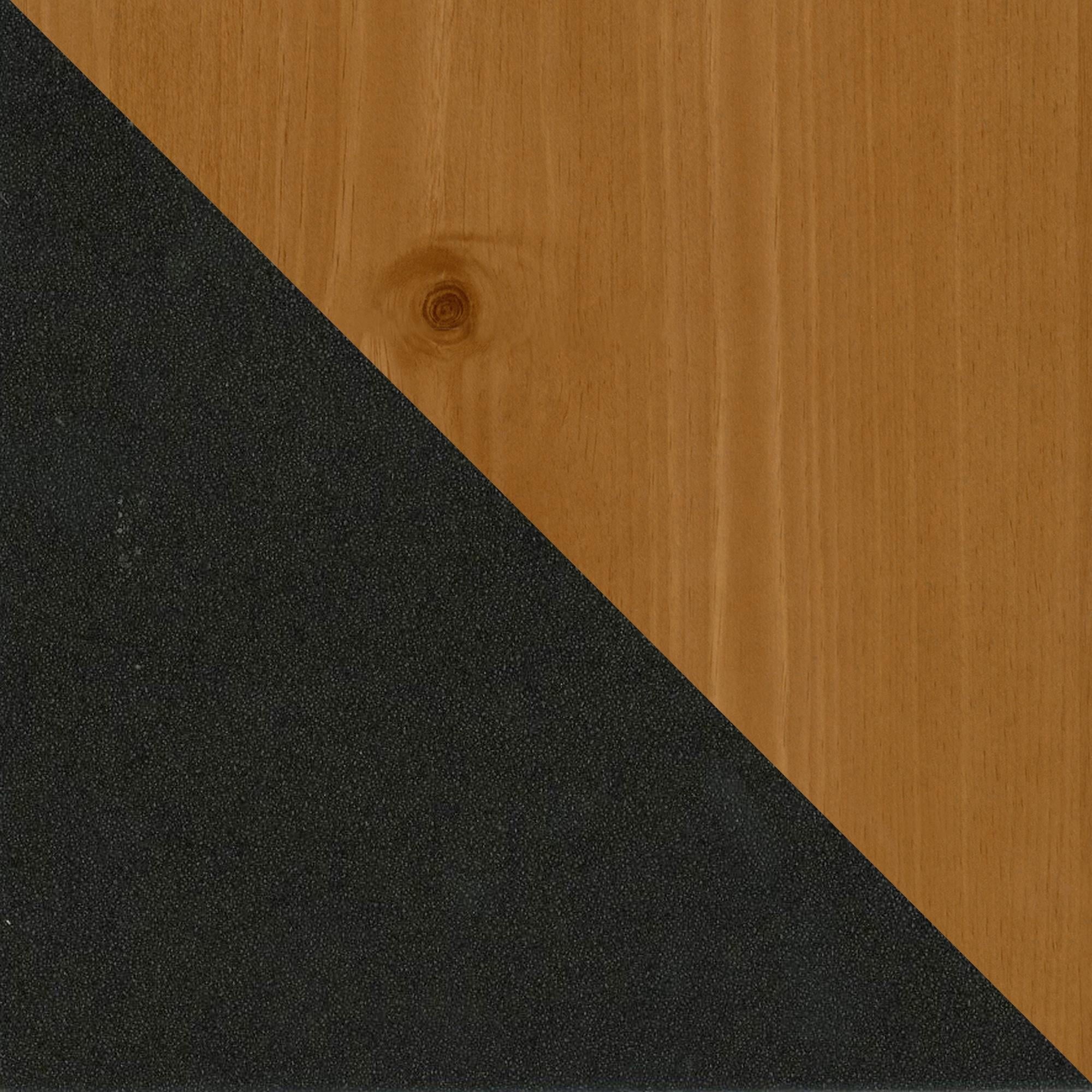 Ameriwood Home Williams Kitchen Island Microwave Cart with Rolling Casters, Black