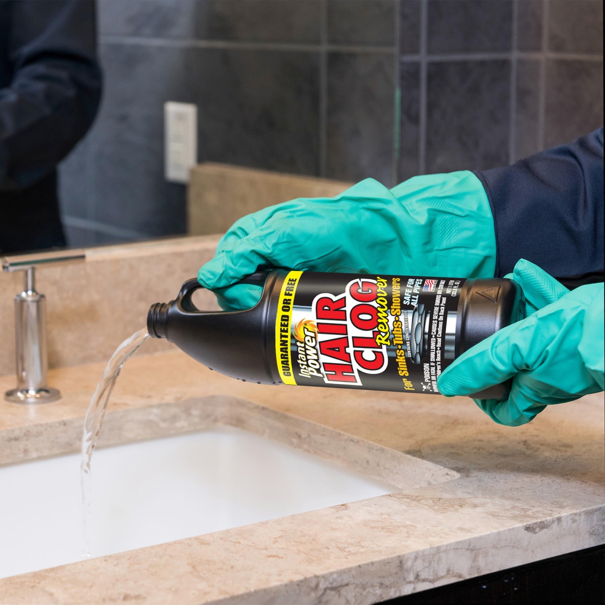 Instant Power Hair Clog Remover, 33.8 Fluid Ounce