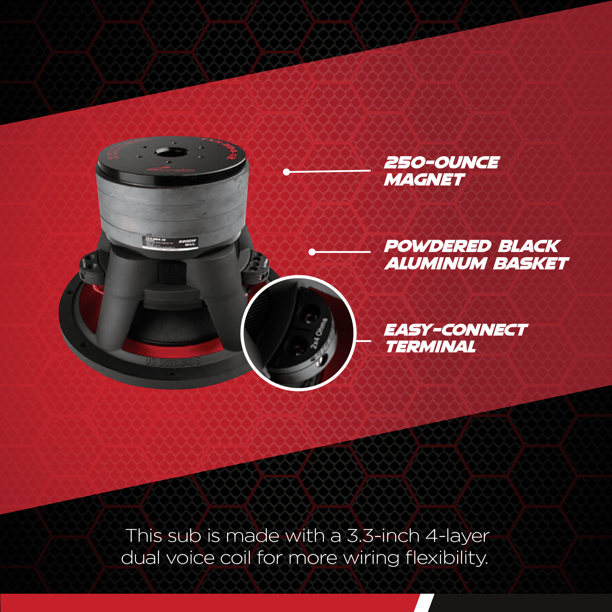 AudioPipe TXX-BDC4-15D2 15-Inch Subwoofer Dual 2 Ohm 1400 Watts RMS Car Audio