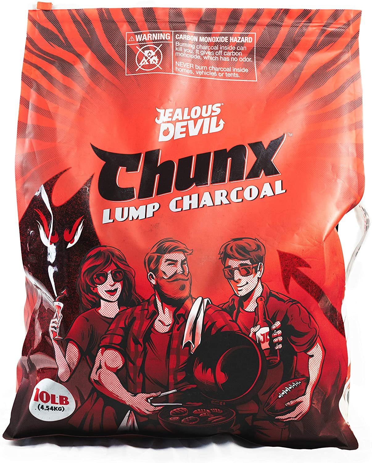 Jealous Devil All Natural Hardwood Lump Charcoal 1 - 10lbs Bag