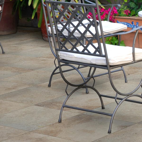 Tuscany Beige 16 in. x 16 in. Square Travertine Paver Tile (20 Pieces/35.6 sq. ft./Pallet)