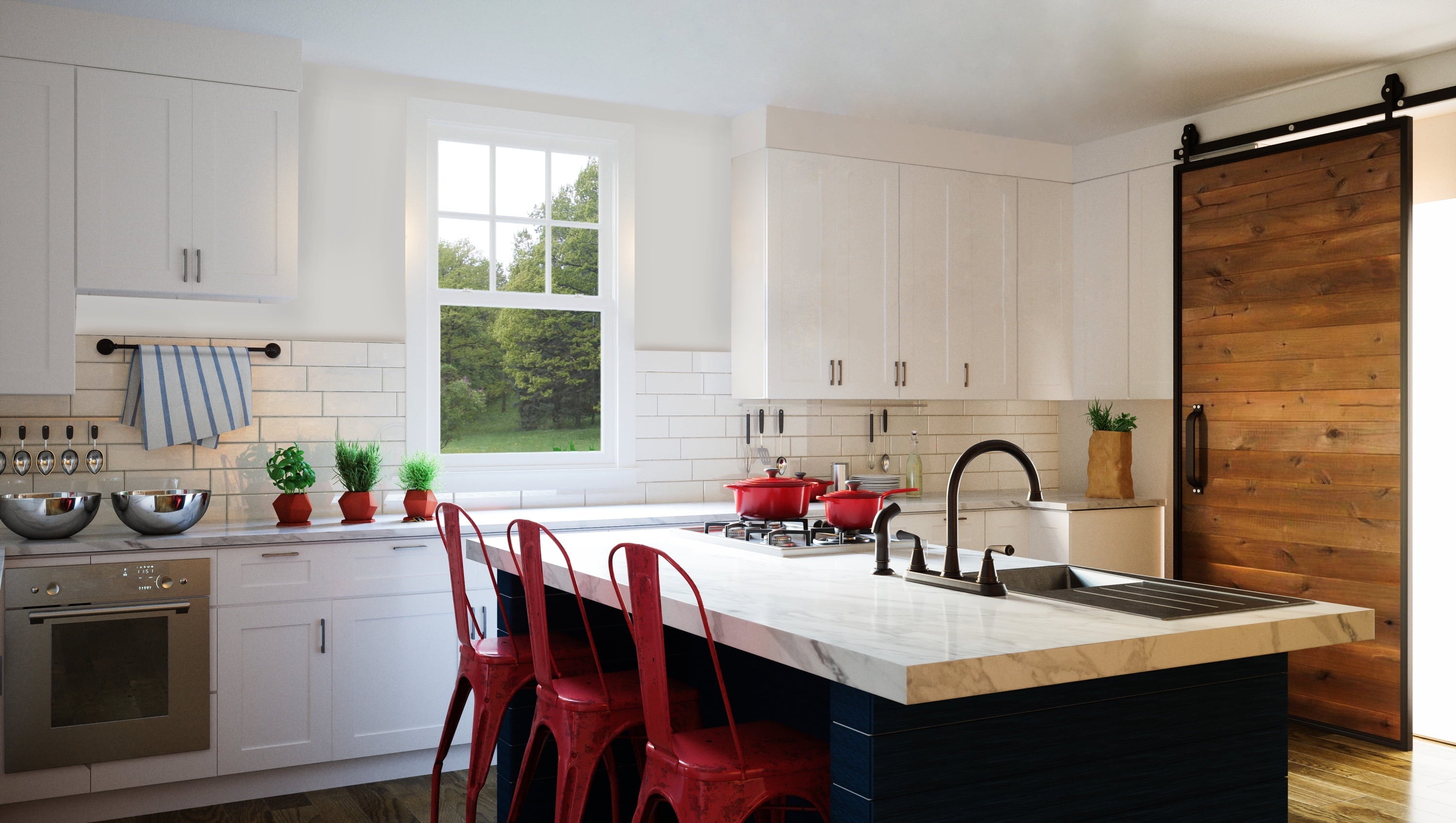 Design House 543132 Brookings Unassembled RTA (Ready-to-Assemble) Shaker Style Wall Kitchen Cabinet 24x36x12, White