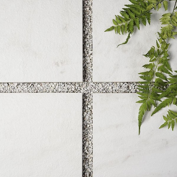 Hercules Calacatta 23.74 in. x 23.74 in. x 0.78 in. Textured Porcelain Floor Paver Tile (8.03 sq. ft./Case)