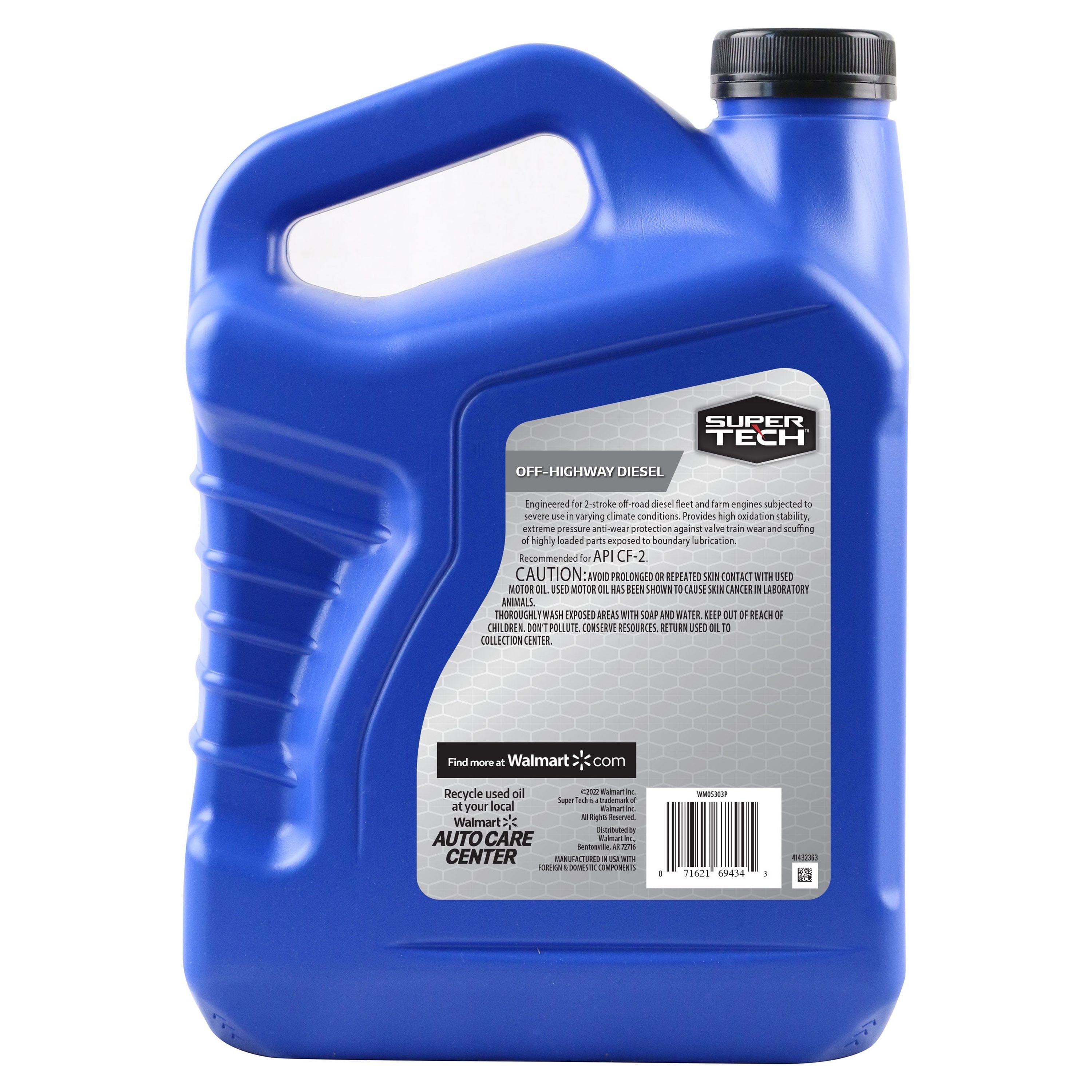 Super Tech Conventional SAE HD 30 Motor Oil, 1 Gallon Bottle