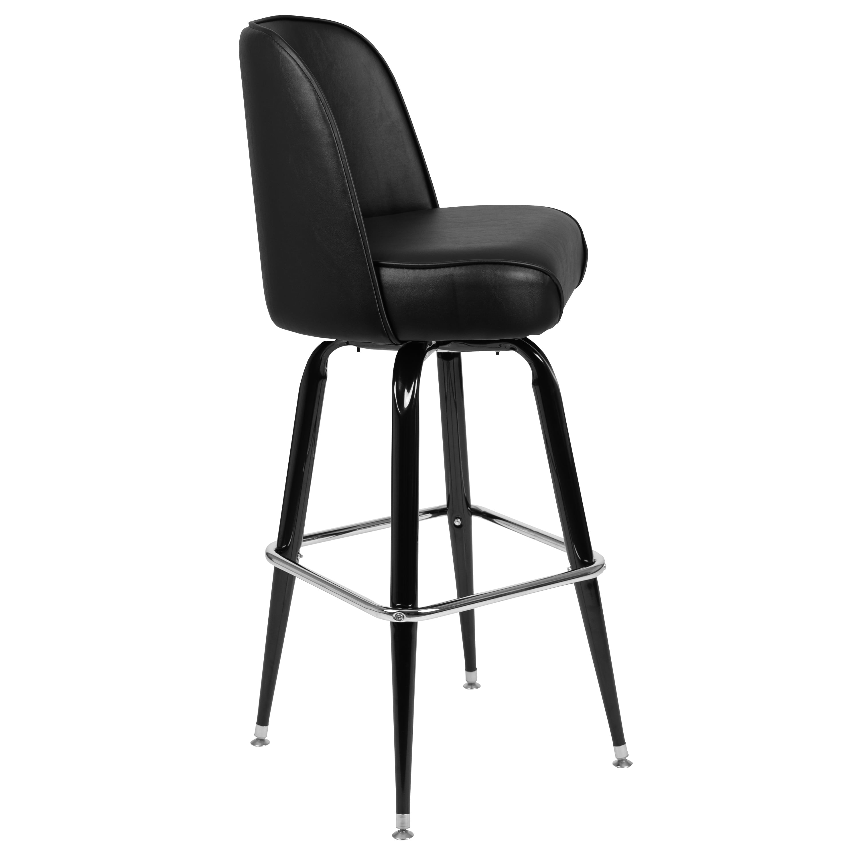 Flash Furniture James 2 Pack Metal Barstool with Swivel Bucket Seat