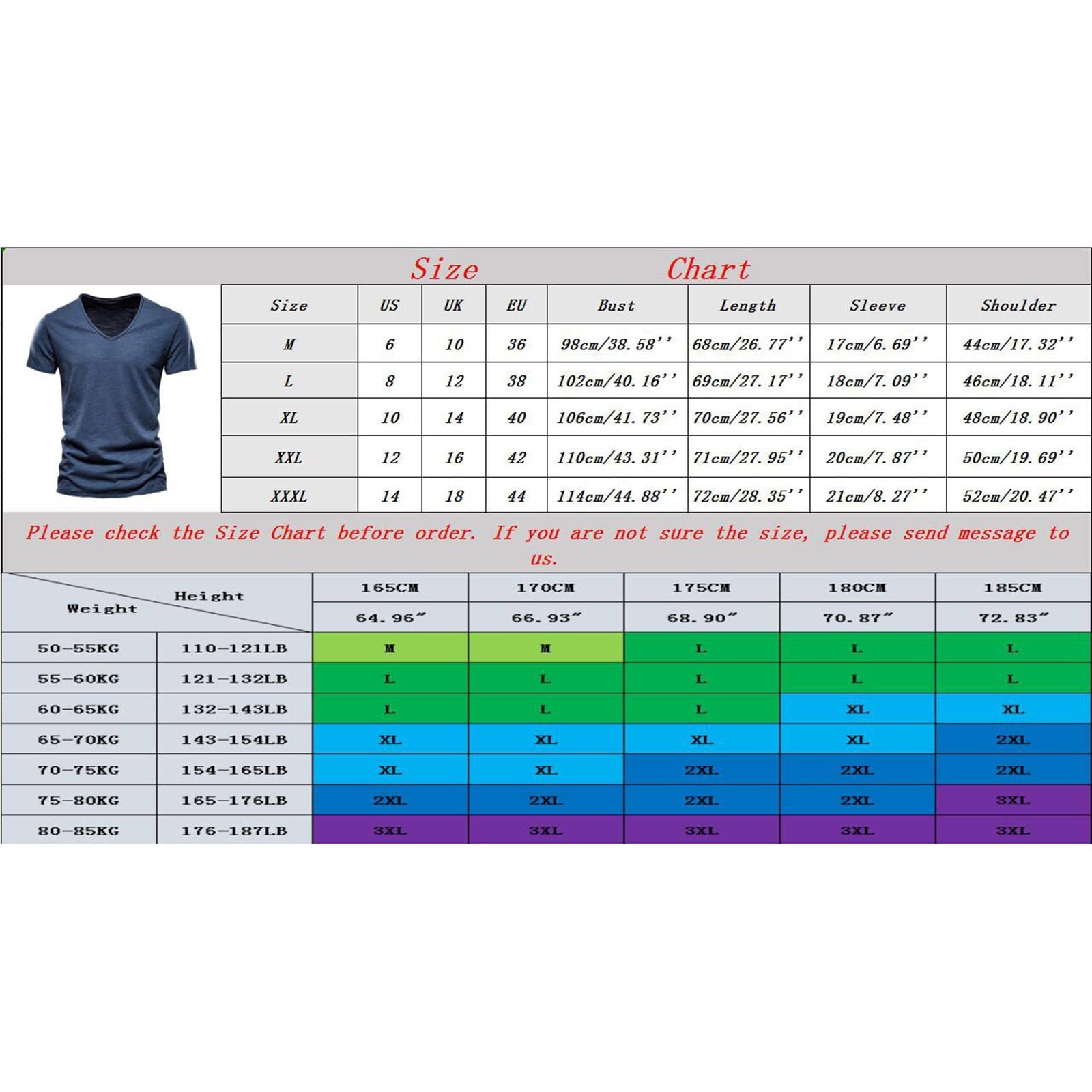 Mens Fashion Casual Solid Color Cotton V Neck Short Sleeve T Shirt Top My Chemical Romance